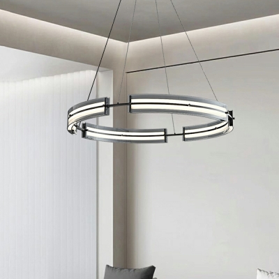 Modern Simple Style Ceiling Light  Nordic Style Metal Chandelier