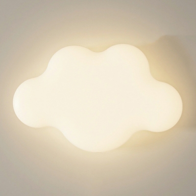 Contemporary LED Flushmount Ceiling Light Cloud Shape Acrylic Ceiling Light
