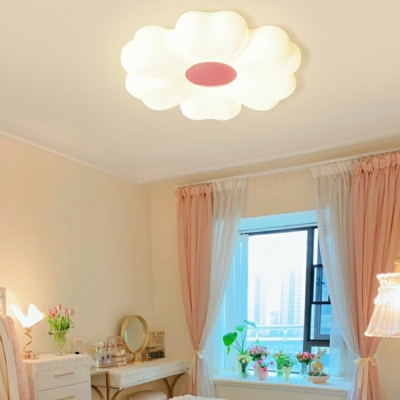 Modern Style Ceiling Light  Nordic Style Flower Pendant Light for Kid's Bedroom
