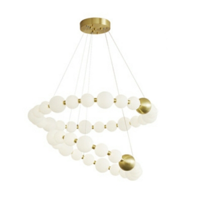 Multi-Tier Modern Hanging Pendant Lights Acrylic for Living Room