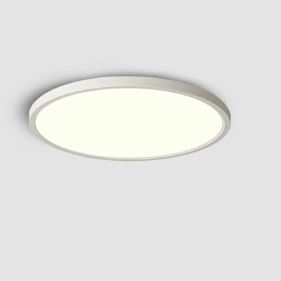 LED Contemporary Ceiling Light Simple Pendant Light Fixture for Living Room in White