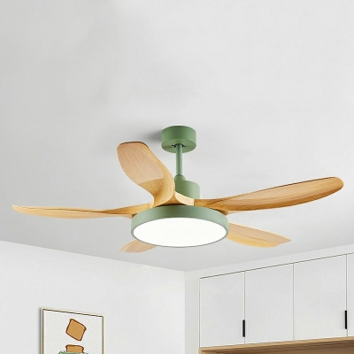 1 Light Modern Style 5 Fans Ceiling Fan Light for Living Room