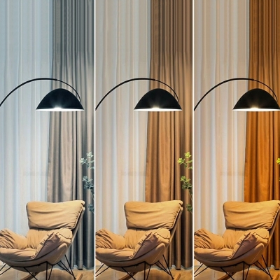Contemporary Style Simple Floor Lamp with Black Shade  Floor Lamp for Living Room