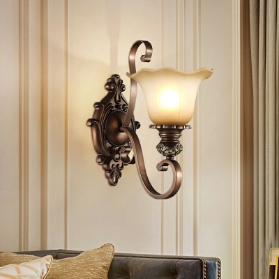 Modern Metal Wall Mounted Light Fixture Scalloped for Living Room