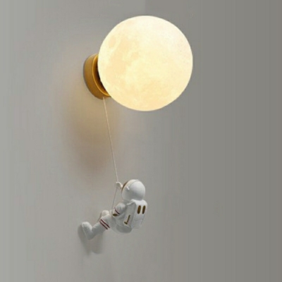 Modern Wall Mounted Reading Lights Plastic Globe 1 Light for Bed Room