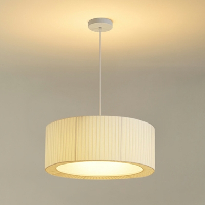 Unique Shape Modern Style Fabric Down Lighting Pendant for Living Room