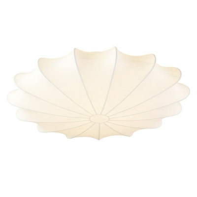 Unique Shape Traditional Flush Mount Ceiling Light Fixtures Fabric for Living Room