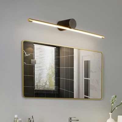 Cylindrical Modern Vanity Lighting Fixtures Metal for Bathroom