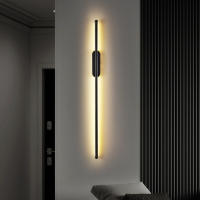 Tubes Modern Wall Mounted Light Fixture Aluminum for Living Room