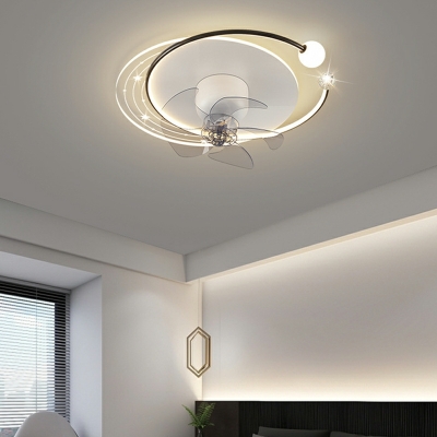 Unique Shape Modern Style 5 Fans Ceiling Fan Light for Living Room