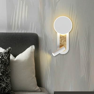 Modern Style Bedside Reading Spotlight Acrylic Wall Sconces for Bedroom