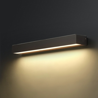 Modern Style Linear Shape Wall Light Iron Wall Sconces for Living Room