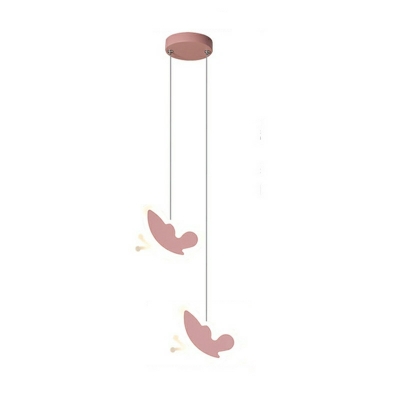 Modern Simple Style Ceiling Light  Nordic Style Rudder Ceiling Pendant  in Pink