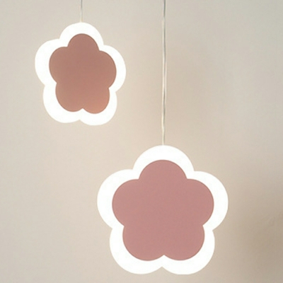 Modern Simple Style Ceiling Light  Nordic Style Rudder Ceiling Pendant  in Pink
