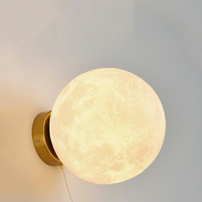 Modern Wall Mounted Reading Lights Plastic Globe 1 Light for Bed Room