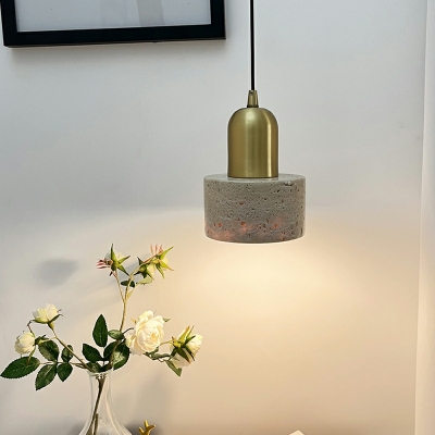 Nordic Postmodern Style Simple Single Chandelier Glass Material Pendant Light