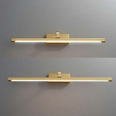 Modern Metal Wall Mounted Vanity Lights Linear 1-Light for Bathroom