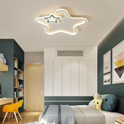 Modern Style Pendant Light  Acrylic Flushmount Light for Kids' Room