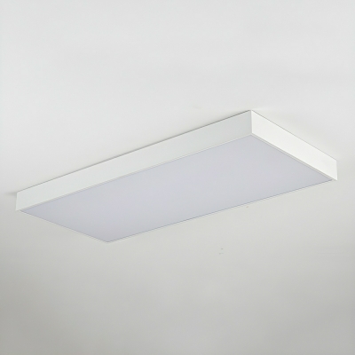 Modern White Rectangular Ceiling LED Light with Third Gear Color Temperature