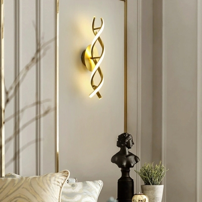 Hardwired Modern Geometric 2-Light Wall Sconce with White Acrylic Shade