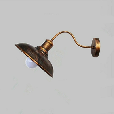 Modern Style Wall Light Iron Wall Sconces with Lampshade for Living Room