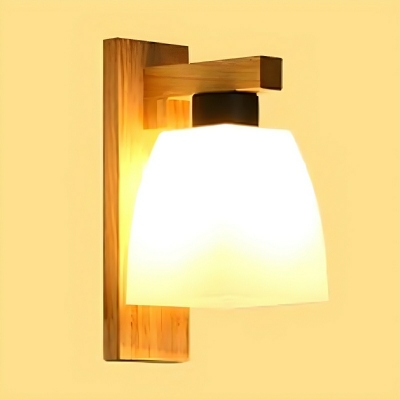 Elegant Modern Acrylic Frosted Glass Wall Sconce with LED Lights
