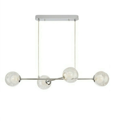 Nordic Style Chandelier Glass Metal Chandelier for Living Room