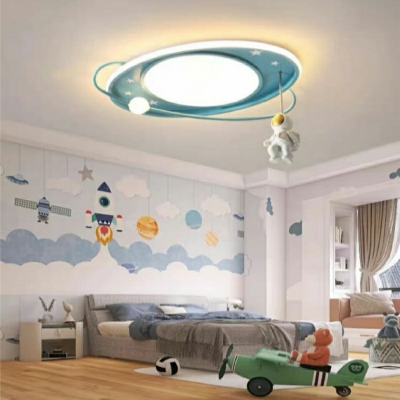 Contemporary Style Ceiling Light  Nordic Style Rudder Flushmount Light for Kid's Bedroom