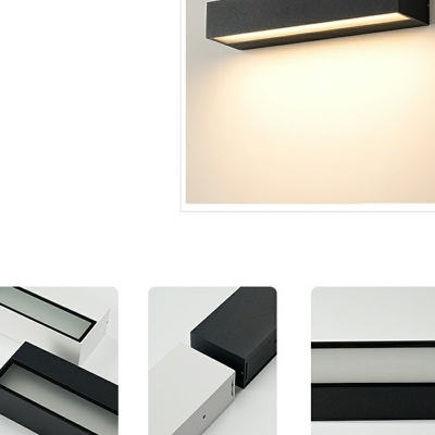 Modern Style Bedside Reading Spotlight Aluminum Wall Sconces