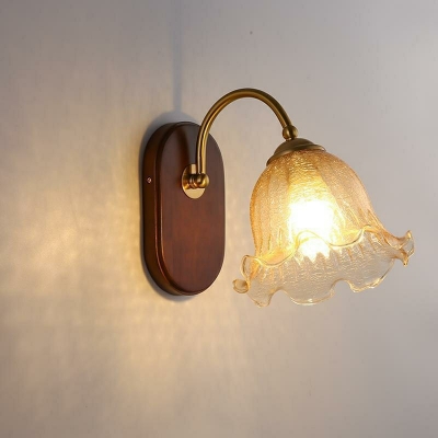 Modern Style  Wall Light Iron Wood Wall Sconces for Living Room