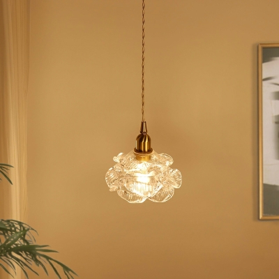 Modern Gold Dome Pendant with Adjustable Hanging Length and Round Canopy