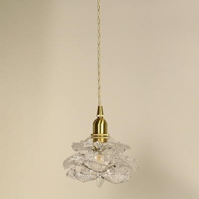Modern Gold Dome Pendant with Adjustable Hanging Length and Round Canopy