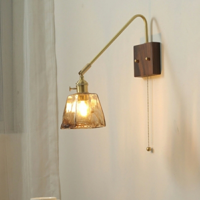 Modern Style Glass Wall Sconces  Iron Wall Sconces for Bedroom