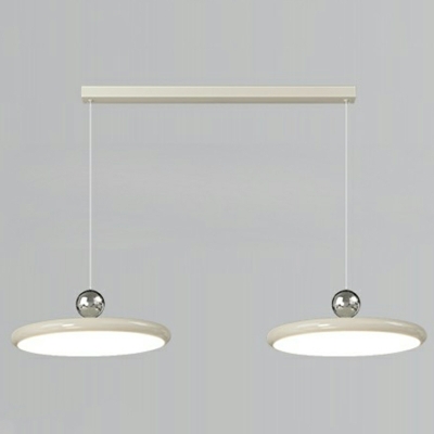 Contemporary Acrylic Pendant Light with Adjustable Hanging Length and LED Bulb for Residential Use