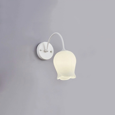 Hardwired Kids' Wall Lamp with Clear Glass Shade - 1-Light Wall Control Switch