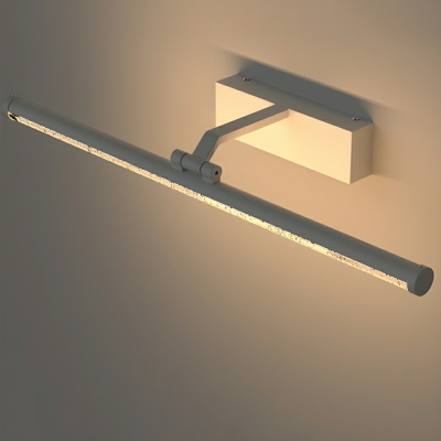 Modern Metal LED Vanity Light with Linear Design and Integrated LED