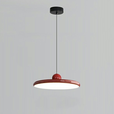Contemporary Acrylic Pendant Light with Adjustable Hanging Length and LED Bulb for Residential Use