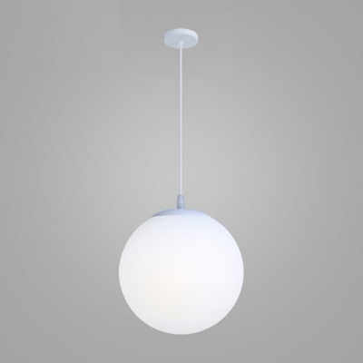 Modern Clear Glass Globe Pendant with Adjustable Hanging Length for Non-Residential Use