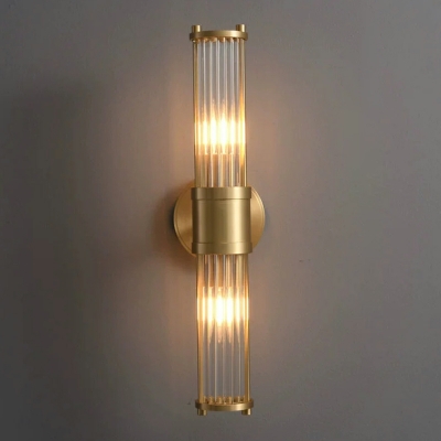 Elegant Gold Glass Vanity Light with Modern Design and LED/Incandescent/Fluorescent Lighting
