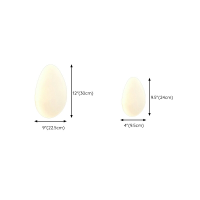 Ivory Wall Sconce with Adjustable Color Temperature