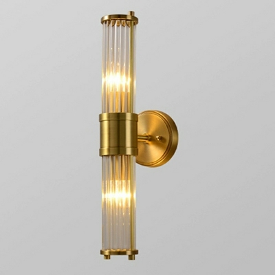 Elegant Gold Glass Vanity Light with Modern Design and LED/Incandescent/Fluorescent Lighting