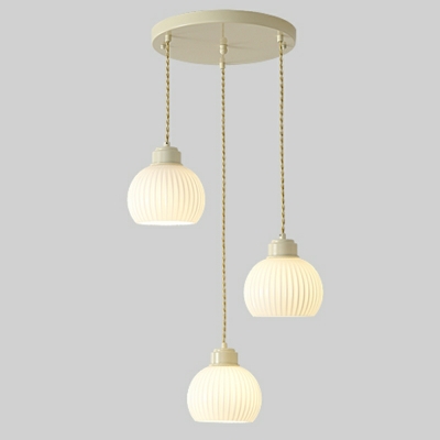 Modern Clear Glass Pendant with Adjustable Hanging Length and Linear Canopy