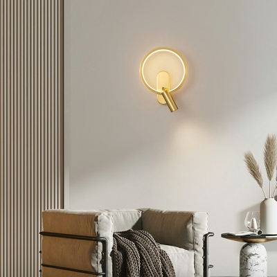 Modern Reading Wall Lamp with Third Gear Color Temperature and Metal Shade