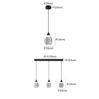 Modern  Style Ceiling Light  Nordic Style Glass Ceiling Pendant