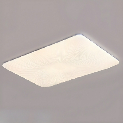 Modern White Flush Mount Ceiling Light with 16