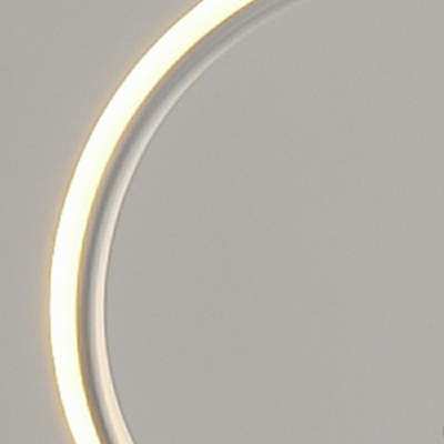 Acrylic Contemporary Pendant Light Line Shape Wrought Iron Chandelier