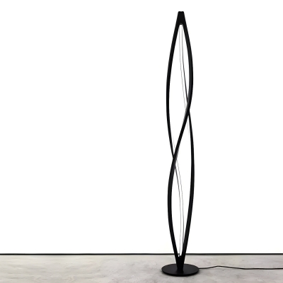 Contemporary Modern Style Power Souce Metal Floor Lamps for Home Use