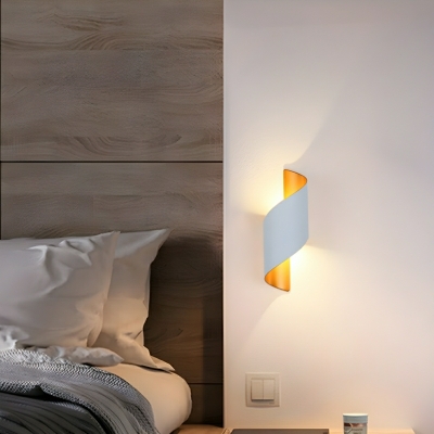 Modern Metal LED Wall Sconce with Warm Light and Unique Design