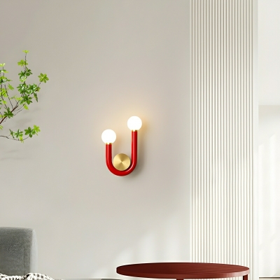 Modern Acrylic Wall Lamp with Warm light LED Bulbs - 2 Lights