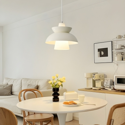 Modern Glass Pendant Light with Round Canopy and Contemporary Style for Residential Use